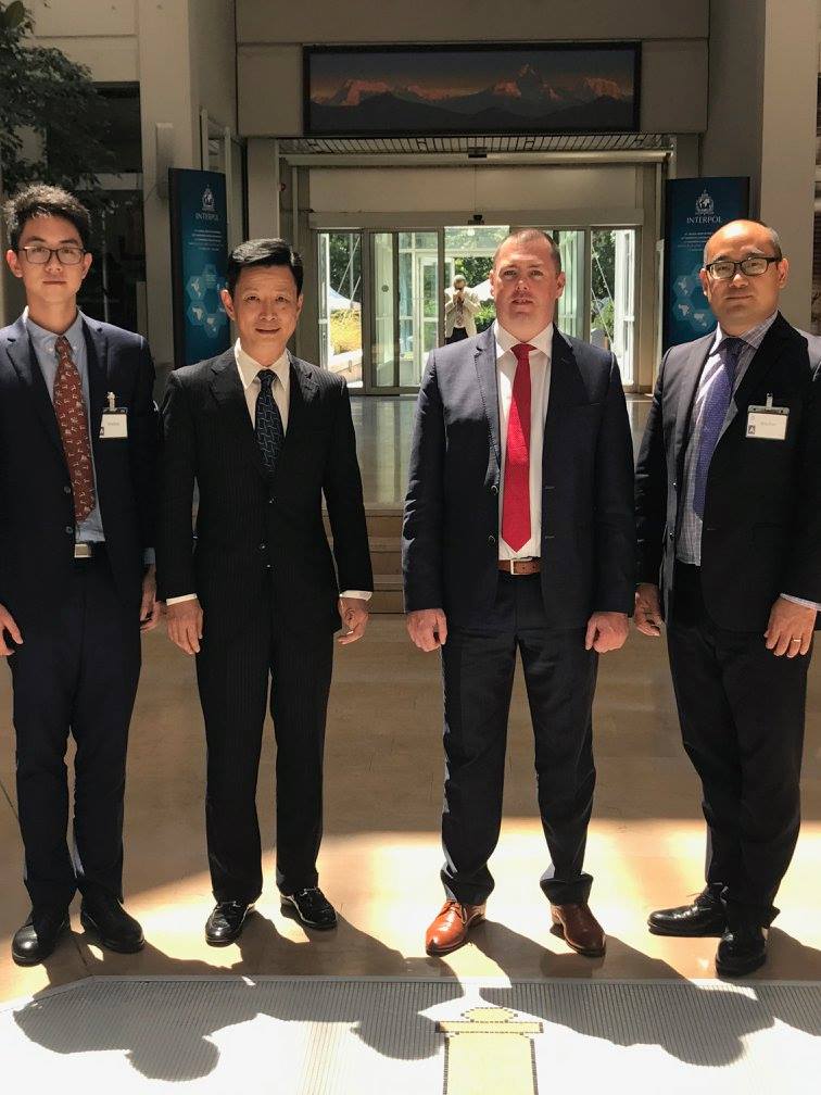 Interpol visit with Martin Coyne and Louis Liu Interpol visit with Martin Coyne and Louis Liu