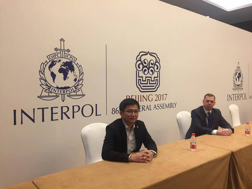 Martin Coyne Interpol General Assembley China