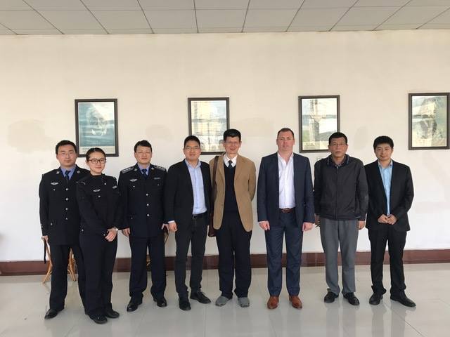 Martin Coyne visits Hubei Police China